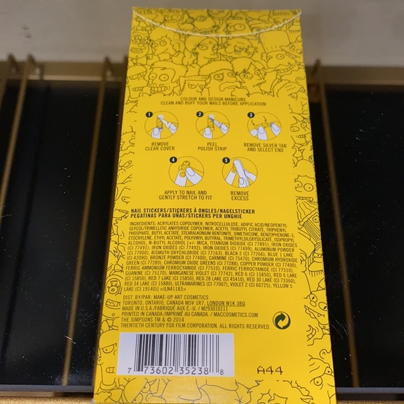 Mac cosmetics x The Simpsons nail stickers - Picture 3 of 3